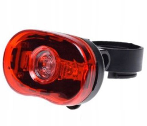 Zadné svetlo na bicykel 3x LED 0,5W držiak osvetlenia