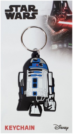 Gumová kľúčenka na kľúče od droida Star Wars R2D2