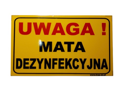 čepeľová platňa POZOR DEZINFEKČNÁ MAT