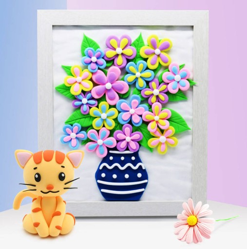 SUPER CLAY PLASTICINE FOAM CLAY + AKC 24 ks - sada pre deti