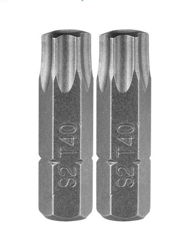 TORX TX40 BITS HROTY NA SKRUTKOVAČKY SKRUTKOVAČE WKRĘT-MET 2 ks