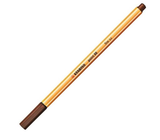 BOD 88 JEMNÝ 0,4MM STABILO 88/45 TMAV.