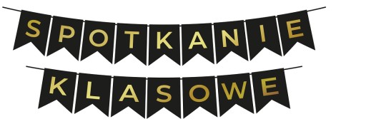 Banner Vlajky Nápis TRIEDA STRETNUTIE Dekorácia