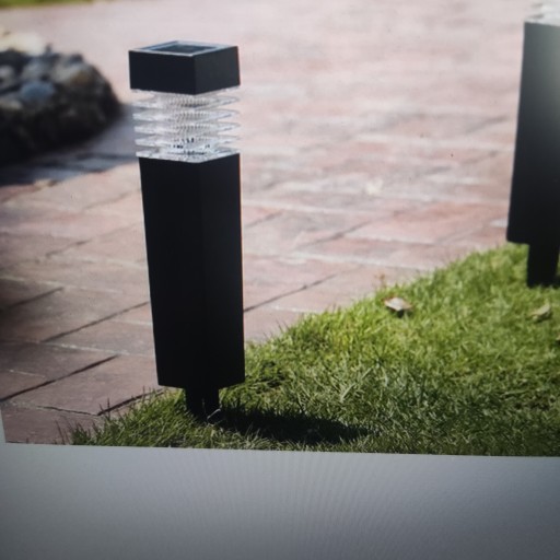LED solárne svietidlo, zapustený štvorcový stĺpik, záhradná dekorácia, vstupy na terasu, P-301