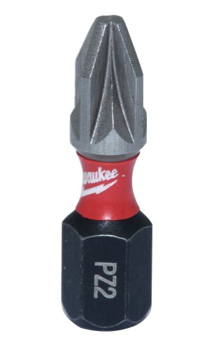 NÁRAZOVÝ BIT DO SKRUTKOVAČOV PZ2 25mm MILWAUKEE 1 ks.