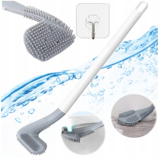 SILIKÓNOVÁ TOALETNÁ KEFA PRE HYGIENU UMÝVACIEHO HÁKU NA WC WC
