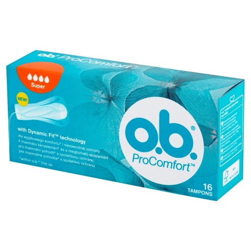 O.B.ProComfort Super pohodlné tampóny 1 balenie - 16 ks
