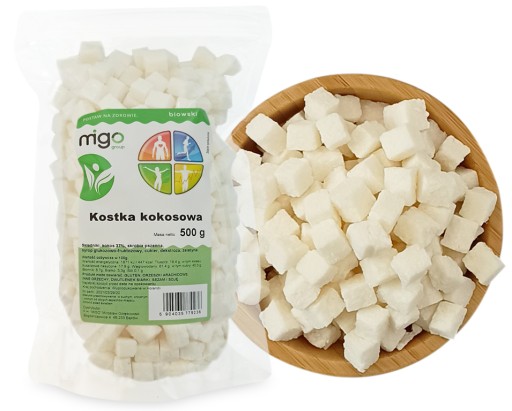 Kokosová kocka - snack 500g - MIGOgroup