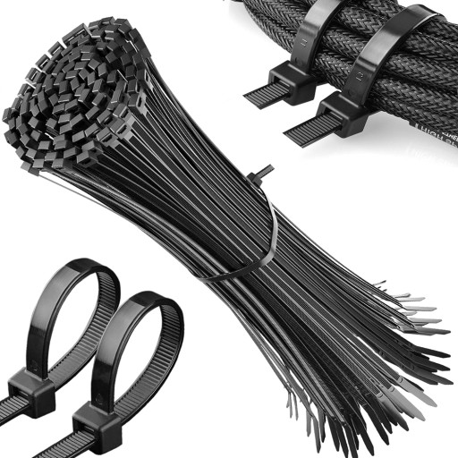 Sťahovacie pásky 2,5 x 200 mm Sťahovacie pásky 100 ks.