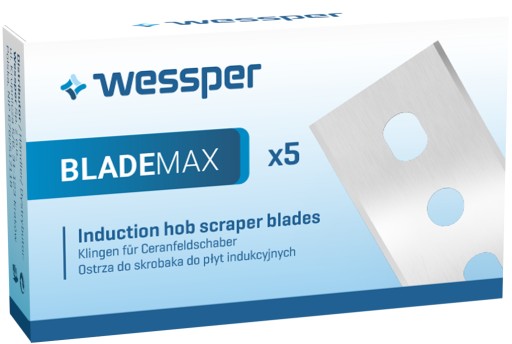 Vložky čepele Wessper BladeMax pre škrabku na taniere 5x