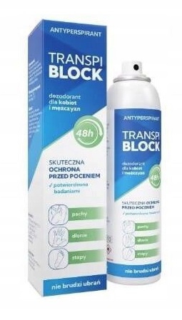 Zdrovit, Antiperspirant, Transpiblock, 150 ml