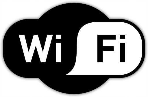 WiFi laminovaná nálepka 100x65mm