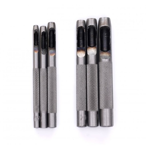 DIEROVAČKY PRE DIERKY DO KOŽE 3-8MM SADA 6 ks KD11201