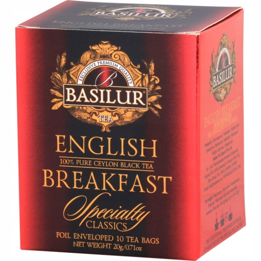 Basilur English Breakfast čierny čaj 10x2g