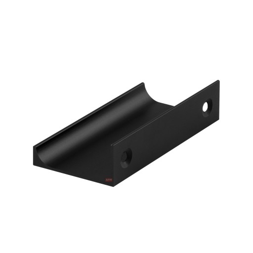 HRANOVÁ NÁBYTKOVÁ RÚČKA, MAT ČIERNA UA6 32MM L-52MM