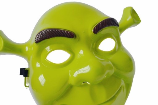 MASKA SHREK, Shrekova hlava, zlobr, rozprávka, DISPOSSIEM