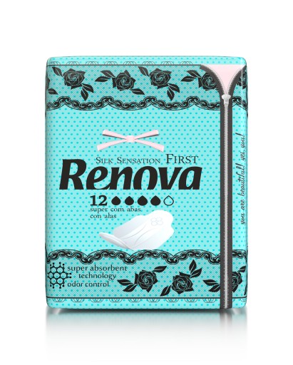 Renova SUPER hygienické vložky s krídelkami, 12 ks