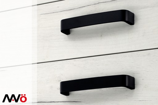 ÚCHYTKA NÁBYTKU KUCHYŇSKÁ SKRIŇKA ÚCHYTKA ZÁSUVKA ÚCHYTKA ČIERNA 128MM