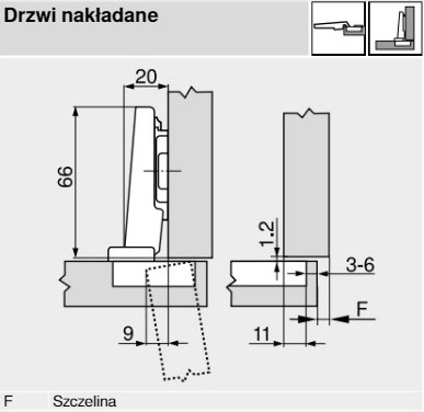 Rovný nábytkový pánt BLUM 70M2550.TL TIP-ON 100°