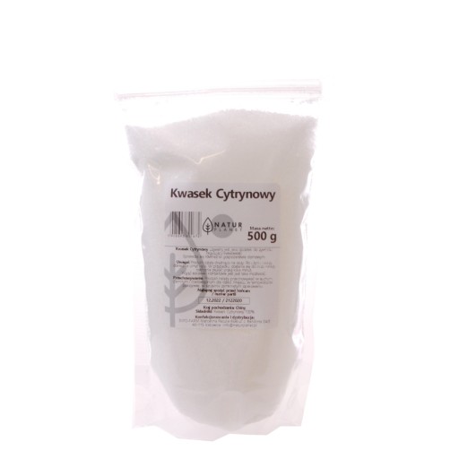 Kyselina citrónová prášok 500 g 0,5 kg