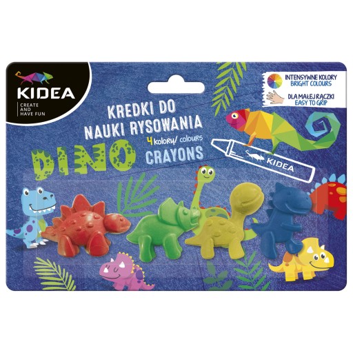 Pastelky pre batoľatá, aby sa naučili kresliť DINOSAURY