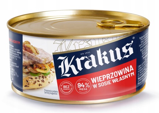 BRAVČOVÉ VO VLASTNEJ OMÁČKE 300g KRAKUS KONZ