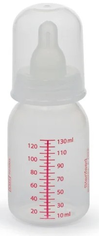 opakovane použiteľná fľaša na kŕmenie + cumlík 130 ml