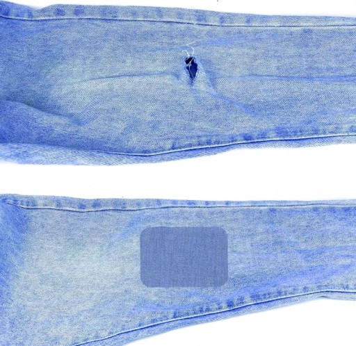BIG SET Aplikácia 18ks farebných nášiviek TERMO PATCH jeans XXL set