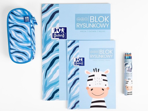 Školský zošit A5 mriežka, 16 listov Oxford Kids LEW Optik Paper