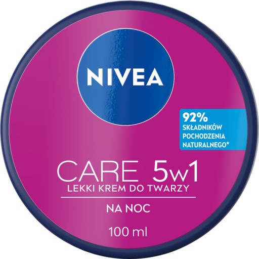 NIVEA CARE Hydratačný pleťový krém 5v1 na noc