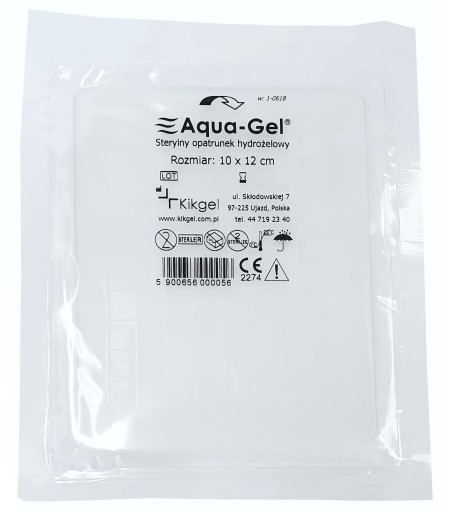 Kikgel Aquagel hydrogélový obväz 10x12