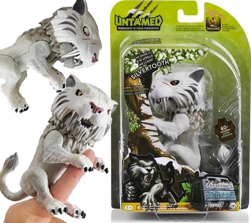 FIGERLINGS INTERAKTÍVNY TIGER TIGER SILVERTOOTH Wowwee 40 interakcií