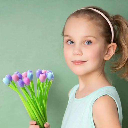 2x GUĽOVÝ TULIPÁNOVÝ DARČEK KU DŇU ŽENY MENÍ FARBU KVET KVET