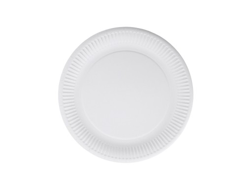 Biele papierové taniere 18cm 50ks Gril