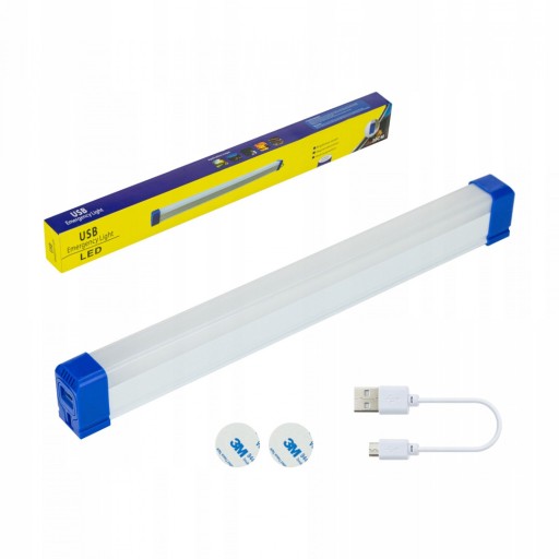 Magnetická LED lampa do dielne 32 cm USB