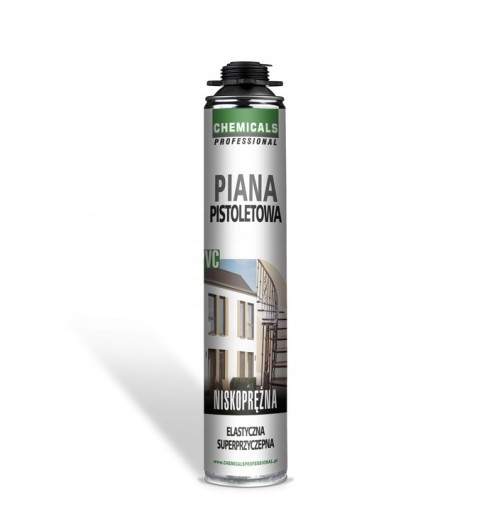 NÍZKOTLAKOVÁ PIŠTOĽOVÁ PENA 750ml CELOROČNÁ MONTÁŽNA PENA