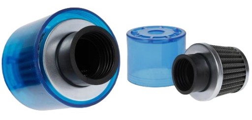 Kužeľový vzduchový filter 34 mm uzavretý modrý ATV Cross 50 110 125 35 mm