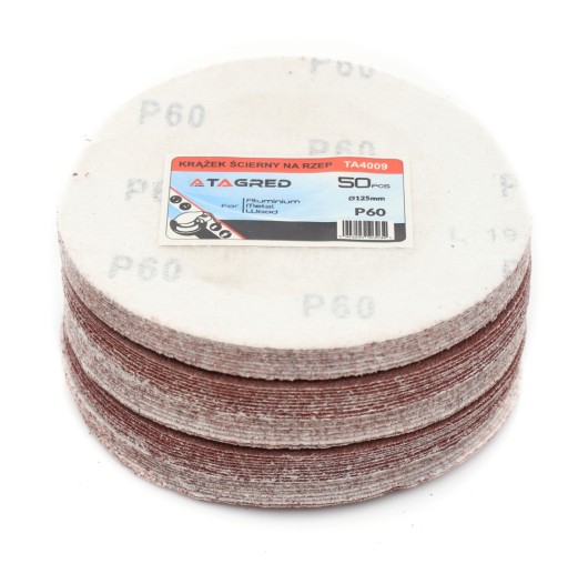 50x BRÚSNE KOTOUČE 125 SAMOLEPIACI VELCRO 60