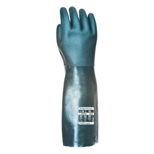 PORTWEST A845 XL PVC chemické rukavice 45 cm