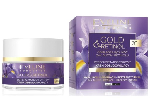 Krém na tvár Eveline Cosmetics Gold&Retinol