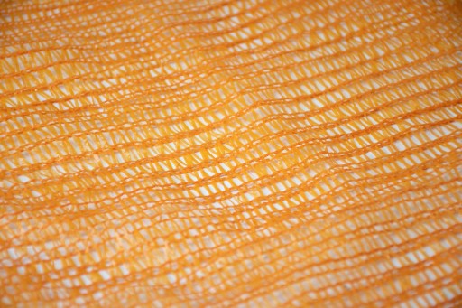 Rašlová taška so šnúrkou 50x80 cm, oranžová, 30 kg