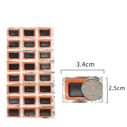 VEĽMI PEVNÉ ZÁPLATY RÚRY SADA 48 KS 3,4X2,5CM