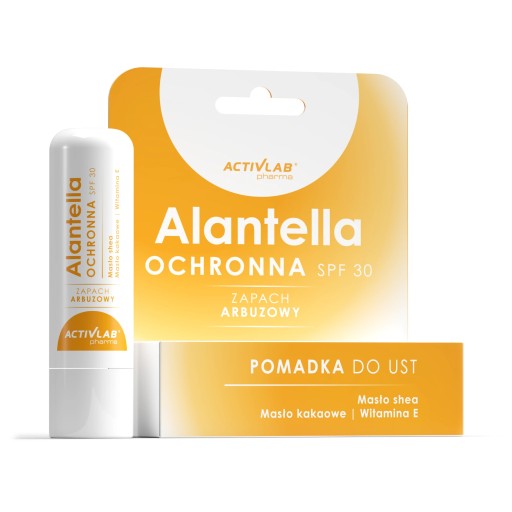 Ochranný rúž Alantella SPF 30 VODOVÝ MELÓN STAROSTLIVOSŤ A REGENERÁCIA