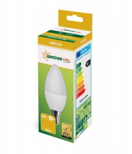LED žiarovka na sviečku E14 4W neutrálna