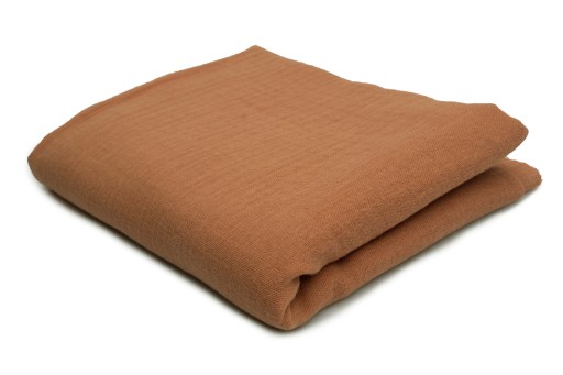 Mušelín Dvojitá gáza Bavlna č. 32 Toffee 1/2 Mb