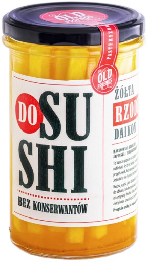 Marinovaná reďkovka na sushi 500g bez konzervantov