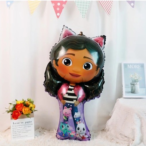 FÓLIOVÝ BALÓN MAČKA DOMČEK NARODENINY GABI XXL 92cm
