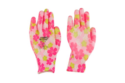 PRACOVNÉ RUKAVICE polyester + polyuretán ľahké 6/XS