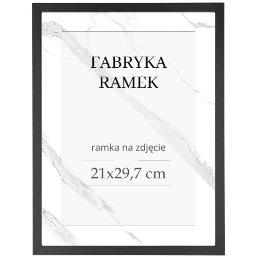 A4 rám 21x30 cm, stojace fotorámiky, čierna