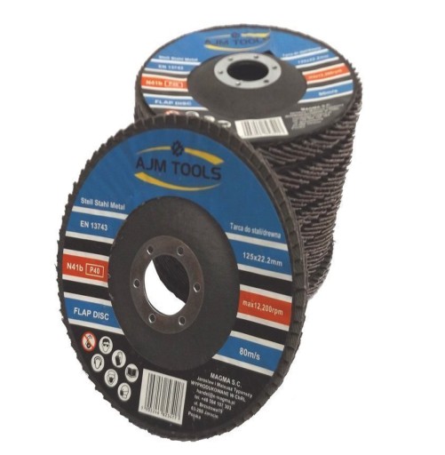 1 kus. Lamelový brúsny kotúč 125 x 22 zrnitosti P40 AJM TOOLS